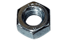M8-1.25 Finished Hex Nut, DIN 934, Class 10, Steel, Zinc Clear (Box of 2,000)