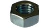 M4-0.7 Finished Hex Nut DIN 934, Class 6, Steel, Zinc Clear (Box of 10,000)