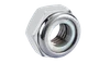 M4-0.70 Din 985 Nylon Insert Lock Nut, 18-8 Stainless Steel, Plain (Box of 5,000)