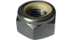M6-1.0 Nylon Insert Lock Nut, DIN 985, A4 316 Stainless Steel (Box of 2,500)