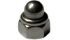 M6-1.0 Din 986 Nylon Insert Domed Cap (Acorn) Nut, A2 (18-8) Stainless Steel (Box of 1,000)