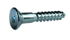 #6-18 x 2" Square Drive Flat Head Wood Screw, Steel, Zinc Clear (Box of 3,000)