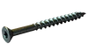 #10 x 1-5/8" Zinc Clear (1000 HR) Deck Screw, Flat Head w/ Nibs, Star (Torx) Drive, Type 17 Point (Box of 3,000)