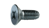 1/4"-20 x 3/4" Flat Head Phillips Thread Cutting Screw Type F, Steel Zinc Clear (Box of 4,000)