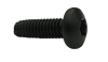 #10-24 x 1/2" Pan Head Torx (6-Lobe) Thread Cutting Screw Type F, Steel Black Oxide (Box of 8,000)