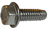 #12-24 x 1/2" Hex Washer Head Unslotted Thread Cutting Screw Type F, 410 SS (Box of 2,000)