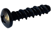 10-16 x 3/8 #8HD Phillips Pan Head Sheet Metal Screw, High-Low Thread, Steel, Black Oxide Coated (Box of 10,000)