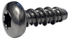 #4-24 x 3/8" Torx Pan Head Sheet Metal Screw, High-Low Thread, 18-8 Stainless Steel #3 Head (Box of 5,000)