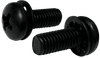 #4-40 x 3/16" Pan Head Phillips SEMS Machine Screw, Steel, Black Oxide (Internal Tooth L/W) (Box of 10,000)