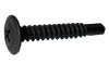 #8-18 x 5/8" Self-Drilling K-Lath Tek Screw, Black Phosphate, Modified Truss Wafer Head, Phillips (Box of 5,000)