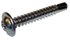 #12-14 x 2" Round Washer Head Phillips Tek Screw #2 Point, Steel Zinc (Box of 2,000)