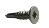 1/4"-14 x 1-1/2" Flat Head Square Tek Screw #2 Point, 410 SS (Box of 1,000)