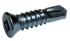 #6-20 x 1-1/2" Self-Drilling Trim Head Screw, Square Drive, Zinc Clear (Box of 6,000)
