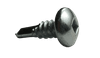 #10-16 x 3/4" Pan Head Square Tek Screw #2 Point, Steel Zinc (Box of 5,000)