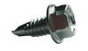#8-18 x 3/4" Hex Washer Head Slotted Tek Screw #2 Point, Steel Zinc (Box of 10,000)