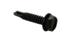 #6-20 x 5/8" Hex Washer Head Tek Screw #2 Point, Steel Black Oxide (Box of 10,000)