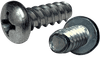 #4-20 x 9/16" Pan Head Phillips Thread Rolling Screw, Steel Zinc Clear & Wax (Box of 10,000)