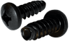 #10-14 x 1/4" Pan Head Phillips Thread Rolling Screw, Steel Black Oxide & Wax (Box of 10,000)