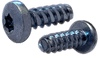 #2-28 x 1" Pan Head Torx (6-Lobe) Thread Rolling Screw, Steel Zinc Clear & Wax (Box of 10,000)