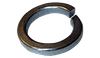 M3 Hi-Collar Split Lock Washer Din 7980, Steel, Zinc Clear (Box of 10,000)