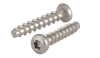 M2.5-1.4 x 8mm Pan Head Torx (6-Lobe) Thread Rolling Screw, 18-8 SS Passivated & Waxed (Box of 5,000)