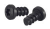 M4-1.75 x 16mm Pan Head Torx (6-Lobe) Thread Rolling Screw, Steel Black Oxide & Wax (Box of 6,000)