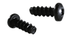 M2.5-1.4 x 6mm Pan Head Pozi Thread Rolling Screw, Steel Black Oxide & Wax (Box of 10,000)
