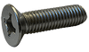 M5-0.8 x 10mm Phillips Drive Flat Head Machine Screw, DIN 965, 18-8 Stainless Steel - FT (Box of 1,000)