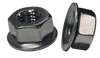 M5-0.8 Keps Lock Nut, Conical Washer, A2 (18-8) Stainless Steel, Passivated (Box of 1,000)