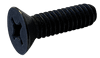 #0-80 x 7/32" Phillips Drive 82 Degree Flat Head Machine Screw, 18-8 Stainless Steel, Black Oxide - FT (Box of 5,000)