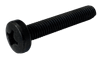 #3-48 x 1/8" Phillips Drive Pan Head Machine Screw, Steel, Black Oxide - FT (Box of 10,000)