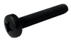 #10-24 x 5/16" Phillips Drive Pan Head Machine Screw, Steel, Black Oxide - FT (Box of 9,000)
