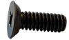#12-24 x 5/8" Phillips Drive 82 Degree Flat Head, Undercut Machine Screw, Steel, Zinc Black - FT (Box of 7,000)