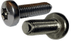 M2.5-0.45 x 10mm Pan Head Torx (6-Lobe) Thread Rolling Screw DIN 7500, 18-8 SS Passivated & Waxed (Box of 5,000)