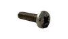 M4-0.7 x 8mm Pan Head Pozi Thread Rolling Screw Din 7500C, 18-8 SS Passivated & Waxed (Box of 2,500)