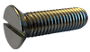#0-80 x 1/4" Slotted Drive 82 Degree Flat Head Machine Screw, 18-8 Stainless Steel - FT (Box of 5,000)