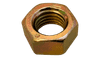 1"-8 UNC Finished Hex Nut, Grade 8, Steel, Zinc Yellow (Box of 100)