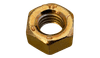 1"-8 Finished Hex Nut, Grade 8, Steel, Zinc Yellow, Domestic (DFARS) (Box of 100)