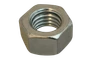 1/4"-20 Left Hand Thread Finished Hex Nut, Grade 2, Steel, Zinc Clear (Box of 3,000)