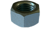 1/4"-28 Heavy Hex Nut, Grade A, Steel, Zinc Clear (Box of 4,000)