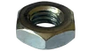 5/16"-18 UNC Heavy Hex Jam Nut, Grade A, Steel, Zinc Clear (Box of 2,500)