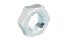 1032 x 5/16 x 7/64 (1/4x3/32) Small Pattern Hex Machine Screw Nut, Low Carbon Steel, Zinc Clear (Box of 8,000)