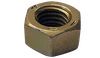 1"-8 Hex Jam Nut, Grade 8, Steel, Zinc Yellow (Box of 100)