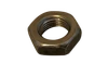 1-1/8"-12 Hex Jam Nut, Grade A, Steel, Plain (Box of 100)
