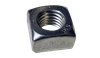 5/16"-18 Regular Square Nut, Grade 5, Steel, Zinc Clear (Box of 2,000)