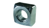 1/2"-13 Regular Square Nut, Low Carbon Steel, Zinc Clear (Box of 300)