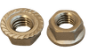 #10-32 Serrated Flange Nut, 18-8 Stainless Steel (Box of 2,000)