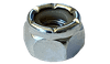 6-32 NM Nylon Insert Lock Nut, Low Carbon Steel, Zinc Clear (Box of 2,000)