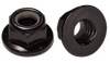 5/16"-18 Flange Stop Nut Nylon Insert Lock Nut, Low Carbon Steel, Black Oxide (Box of 1,000)