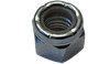 2-56 NTM Thin Pattern Nylon Insert Lock Nut, Low Carbon Steel, Zinc Clear (Box of 4,000)